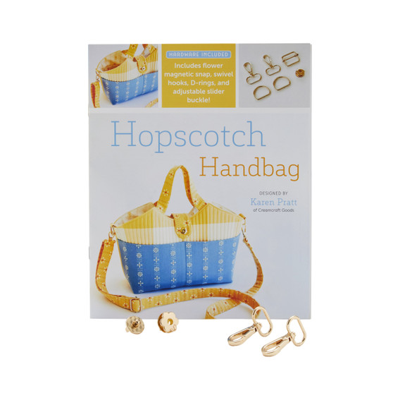 Hopscotch Handbag Kit (Paper pattern + Hardware) ZW4011 - ELEGANTE VIRGULE CANADA