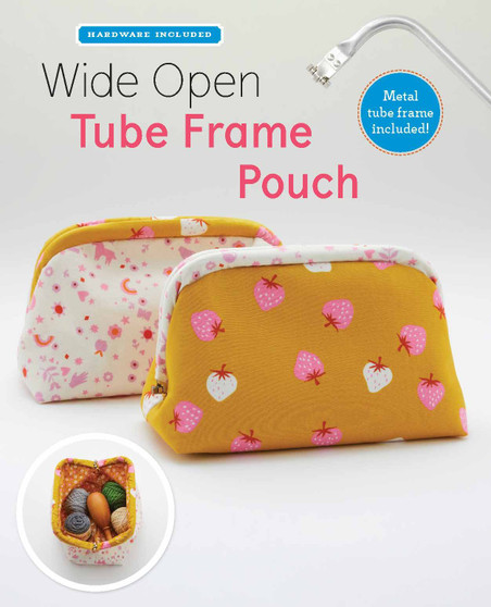 Wide Open, Tube Frame Pouch (Paper pattern + Hardware) ZW2903 - ELEGANTE VIRGULE CANADA