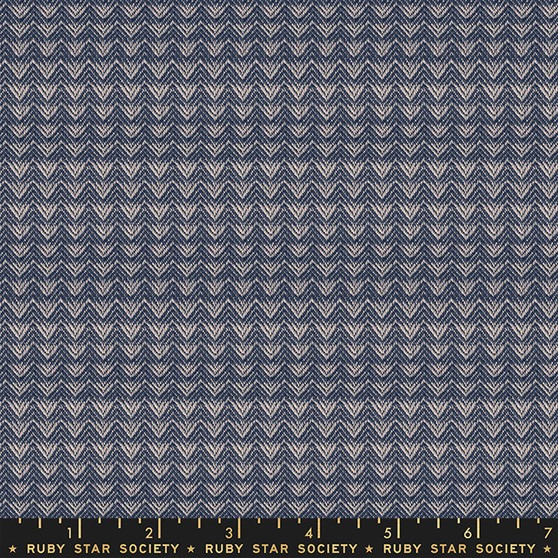 RUBY STAR SOCIETY, WARP & WEFT Wovens, MOUNTAIN in Navy by Alexia Marcelle Abegg - ELEGANTE VIRGULE CANADA, CANADIAN FABRIC SHOP, QUILTING COTTON