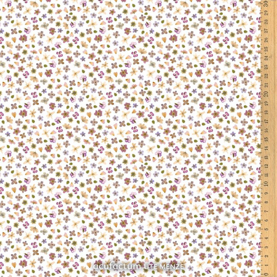 ACUFACTUM Fabrics, Beloved Home, Little Blossom Romance - ELEGANTE VIRGULE CANADA, Acufactum Fabrics