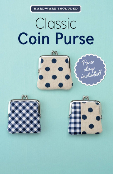 Zakka Workshop, Classic Coin Purse set (1 Clasp + Pattern + Paper string included) - ELEGANTE VIRGULE CANADA