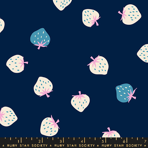 RUBY STAR SOCIETY, STRAWBERRY by Kimberly Kight, Strawberry Toss in Navy - ELEGANTE VIRGULE CANADA