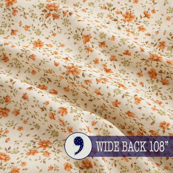 TILDA 108" WIDEBACK, Ellie Ginger / Olive - Elegante Virgule Canada