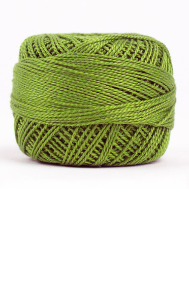 ALISON GLASS, Eleganza™ Perle Cotton 8wt, 2120 Olive - Wonderfil Specialty Thread, Elegante Virgule Canada