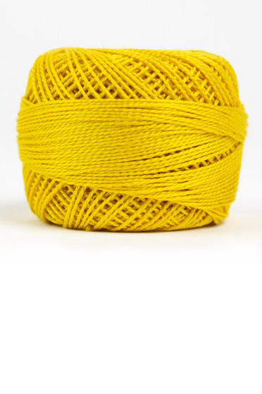ALISON GLASS, Eleganza™ Perle Cotton 8wt, 2117 Sunshine - Wonderfil Specialty Thread, Elegante Virgule Canada