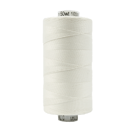 Coton WONDERFIL Konfetti™ 50wt, KT101 Blanc doux - Wonderfil Specialty Thread, Elegante Virgule Canada