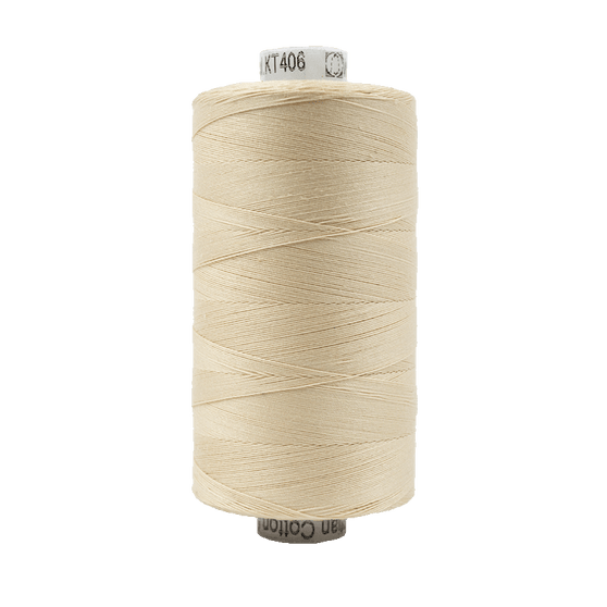 WONDERFIL Konfetti™ Cotton 50wt, KT406 Ivory - Wonderfil Specialty Thread, Elegante Virgule Canada