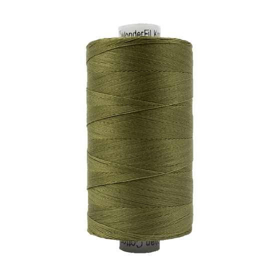 WONDERFIL Konfetti™ Cotton 50wt, KT703 Avocado Green - Wonderfil Specialty Thread, Elegante Virgule Canada