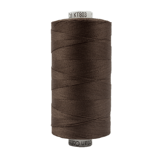 Fil de coton WONDERFIL Konfetti™ 50wt, KT803 Brun foncé - Wonderfil Specialty Thread, Elegante Virgule Canada