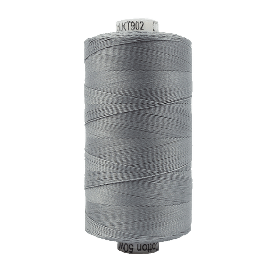 Fil de coton WONDERFIL Konfetti™ 50wt, KT902 Gris moyen - Wonderfil Specialty Thread, Elegante Virgule Canada