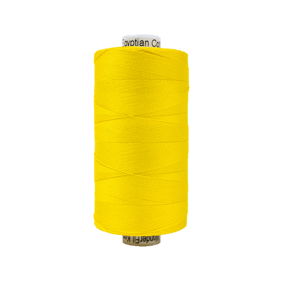 WONDERFIL Konfetti™ Cotton 50wt, KT407 Yuzu - Wonderfil Specialty Thread, Elegante Virgule Canada