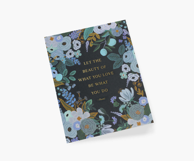 RIFLE PAPER CO Rumi Quote Encouragement Card