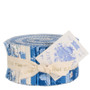 TILDA SOMETHING BLUE, Fabric Roll 40 pcs 2.5" x 44" (6.5 x 112 cm) (COMPLETE MAIN COLLECTION)
