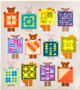 Elizabeth Hartman SHOW AND TELL Quilt Boxed Kit, Large size 75" x 85" (191 x 216 cm) - ELEGANTE VIRGULE CANADA