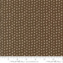 MODA SWEETWATER, BUG COLLECTOR, Heart Stripe in Dirt Brown 55734-28, by the half-meter