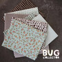 MODA SWEETWATER, BUG COLLECTOR, Heart Stripe in Dirt Brown 55734-28, by the half-meter