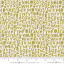 MODA SWEETWATER, BUG COLLECTOR, Alphabet in Leaf Green 55732-27, by the half-meter