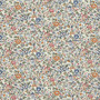 LIBERTY OF LONDON - KATIE AND MILLIE D Orange Pink Blue 100% Cotton Tana Lawn, Per Half-Meter,  CANADIAN SHOP. LIBERTY IN CANADA, Elegante Virgule