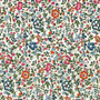 LIBERTY OF LONDON - KATIE AND MILLIE D Orange Pink Blue 100% Cotton Tana Lawn, Per Half-Meter,  CANADIAN SHOP. LIBERTY IN CANADA, Elegante Virgule