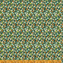 WINDHAM FABRICS, HEATHER ROSS Lucky Rabbit, Calico in Dark Teal - ELEGANTE VIRGULE CANADA
