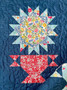CHRYSANTHEMUMS Quilt Paper Pattern by Nicola Dodd from CAKE STAND QUILTS - ELEGANTE VIRGULE CANADA