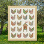 COUNT YOUR CHICKENS Quilt Paper Pattern by Nicola Dodd from CAKE STAND QUILTS - ELEGANTE VIRGULE CANADA