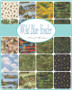 MODA , WILD BLUE YONDER, Charm Pack 42 pcs 5" x 5" (12,5 x 12,5 cm) (ENTIRE COLLECTION) - Elegante Virgule Canada