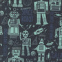 MODA FABRICS 321 BLAST OFF by Stacy Iest Hsu, Mini Charm Pack 42pcs 2,5" x 2,5" (6,5 x 6,5 cm) (ENTIRE COLLECTION) - Elegante Virgule Canada