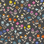 MODA FABRICS SALUTATIONS by Rashida Coleman-Hale, Mini Charm Pack 42pcs 2,5" x 2,5" (6,5 x 6,5 cm) (ENTIRE COLLECTION) - Elegante Virgule Canada