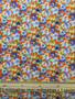 LIBERTY OF LONDON -  Think Of Me B Orange Blue 100% Cotton Tana Lawn - Elegante Virgule Canada, Liberty Fabrics