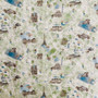 LIBERTY OF LONDON - RUE DE PARIS B Green, Tana Lawn - Elegante Virgule Canada, Liberty Fabrics