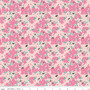 RILEY BLAKE DESIGNS, MINT FOR YOU, Floral in Blush Sparkle - ELEGANTE VIRGULE CANADA, Canadian Fabric Quilt Shop, Quilting Cotton