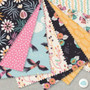 CLOUD 9 Fabrics, TROPICAL GARDEN, Firefly - 100% ORGANIC Cotton - by the half-meter, ELEGANTE VIRGULE, CANADIAN FABRIC SHOP
