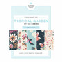 CLOUD 9 Fabrics, TROPICAL GARDEN, Firefly - 100% ORGANIC Cotton - by the half-meter, ELEGANTE VIRGULE, CANADIAN FABRIC SHOP
