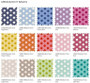 TILDA Medium Dots Dark Teal, 100% Cotton. TILDA BASICS, Elegante Virgule Canada, Canadian Quilt Shop, Quilting Cotton