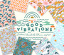 GOOD VIBRATIONS QUILT Kit - Cloud 9 Organic 54" X 70" (137x 177 cm) - Elegante Virgule Canada, Canadian Fabric Shop. Quilting Cotton