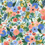 RIFLE PAPER CO WILDWOOD  Petite Garden Party in Blue - by the half-meter - Elegante Virgule Canada, Canadian Fabric Online Shop, Quilt Shop, Quilting Cotton