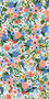 RIFLE PAPER CO WILDWOOD  Petite Garden Party in Blue - by the half-meter - Elegante Virgule Canada, Canadian Fabric Online Shop, Quilt Shop, Quilting Cotton