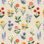 TISSUS RIFLE PAPER CO , Garden Club, Garden Study Petite en toile crème (coton/lin) - ELEGANTE VIRGULE CANADA