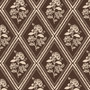 TISSUS RIFLE PAPER CO , Garden Club, Rose Study couleur cacao - Toile (coton/lin) - ELEGANTE VIRGULE CANADA