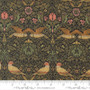 MODA, MORRIS MUSE par Barbara Brackman en ébène, Strawberry Thief Birds 13381-16