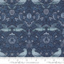 MODA, MORRIS MUSE by Barbara Brackman in Twilight, Strawberry Thief Birds 13381-15