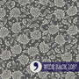 BENARTEX Backings & Basics 108" WideBack, Whimsy Floral in Charcoal - ELEGANTE VIRGULE CANADA