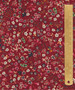 LIBERTY OF LONDON - DONNA LEIGH B-CC Red 100% Cotton Tana Lawn, Per Half-Meter, CANADIAN SHOP. LIBERTY IN CANADA, Elegante Virgule