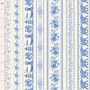 ***End of bolt 37'' (94 cm)*** TILDA SOMETHING BLUE, Borders Blue