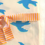 WINDHAM FABRICS - Heather Ross, MEADOWS Bluebird in Ivory WIDEBACK 108" - ELEGANTE VIRGULE CANADA
