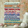 TILDA COTTON BEACH, Coral Reef in Teal - by the half-meter- by the half-meter , Elegante Virgule Canada, Canadian Fabric Quilt Shop, Quilting Cotton