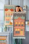 TILDA VILLAGE LIFE Wall Hanging KIT - Charcoal  - Elegante Virgule Canada