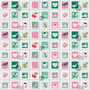 RILEY BLAKE DESIGNS, MINT FOR YOU, Main in Gray - ELEGANTE VIRGULE CANADA, Canadian Fabric Quilt Shop, Quilting Cotton