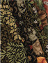 MODA, MORRIS MELODY in Chocolate, Foliage Blenders Leaf 13395-15